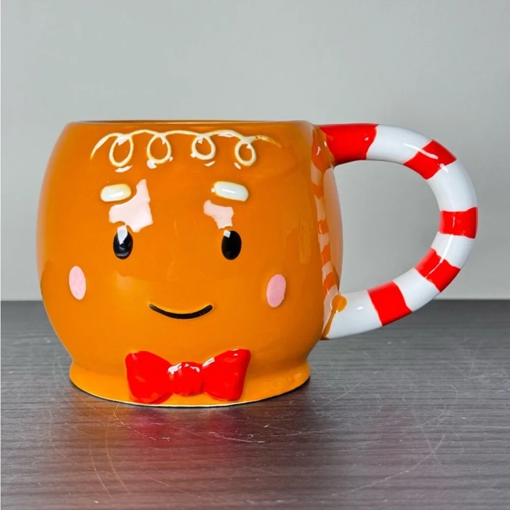 🆕 Target Gingerbread Man Mug Coffee Cup, Ceramic Mug Christmas Holiday Decor
